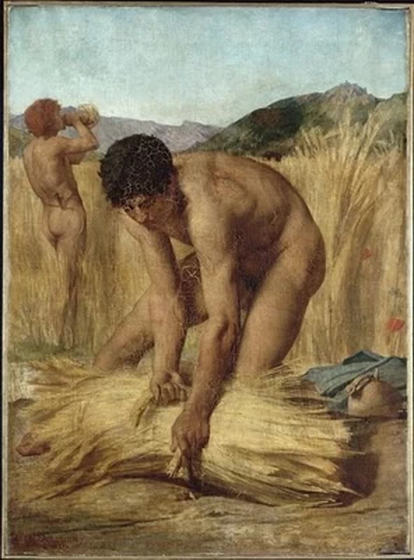 Mietitrici nella campagna romana - Museo Bonnat, Helleu, Bayonne